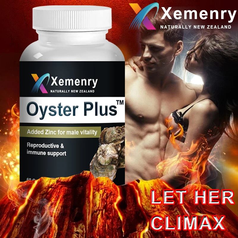 Xemenry Oysters with Zinc and Taurine Marine Nutrients Dietary Supplement to Boost Men's Energy and Stamina