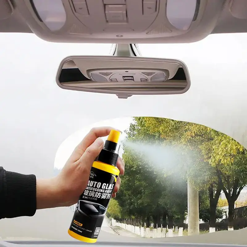 

120ml Instant Anti Fog Spray Long Lasting Glass Cleaner Spray Durable Interior Windshield Auto Windows Cleaner For Cars suv