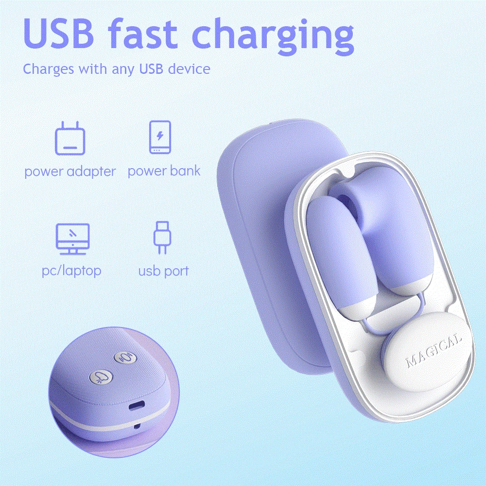 Magic Box Sucking Vibrating Egg Massager Clitoral Nipple Suction Cup Stimulator Clitoral G-Spot Vibrator Vagina Ball Women
