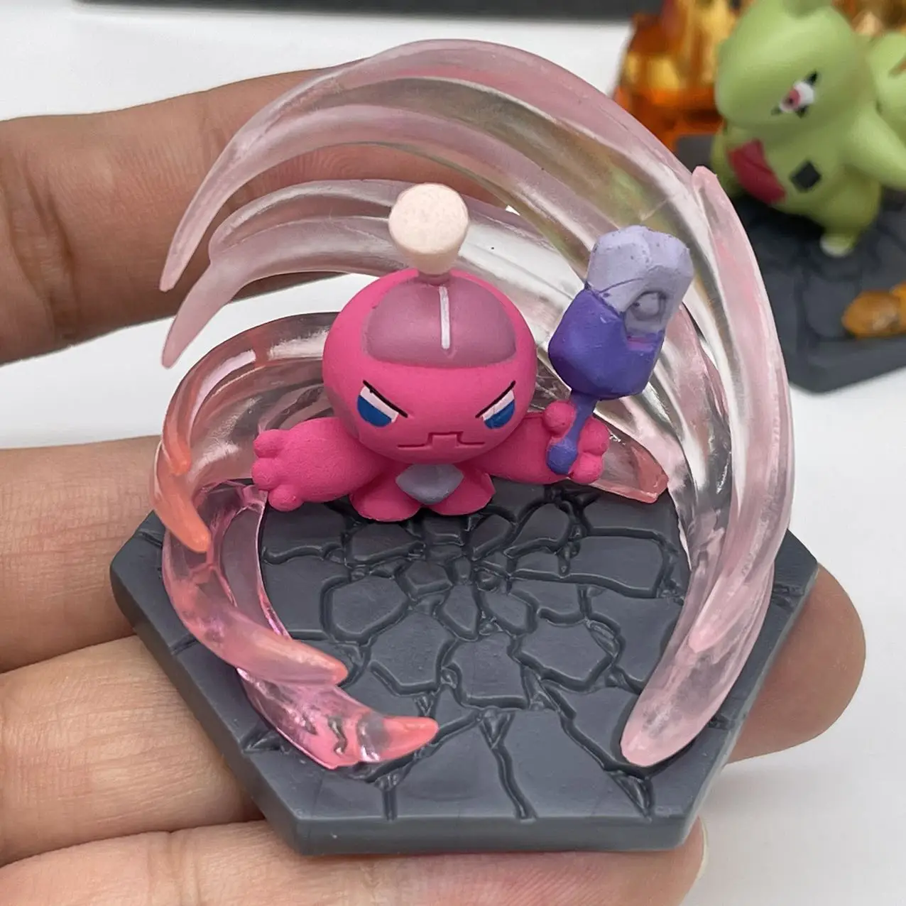 Neu auf Lager Anime-Fähigkeitsszene Battle7 Blind Box Fire Vs Ice Eevee Nine Tailed Actionfigur Schreibtischdekoration Überraschungsgeschenk für Fans – Detail 18