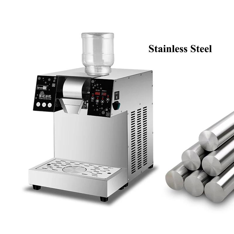 Snowflake Ice Crusher Machine Commercial 2000W 110V 220V Korea Bingsu 400Kg/24h Snow Shaver Maker Ice Crusher Machine Snowflake Ice Cream Machine