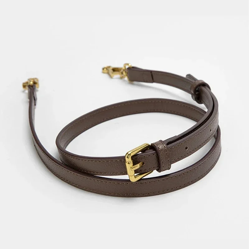 Adjustable Leather Crossbody Bag Strap - Elegant Belt Accessory