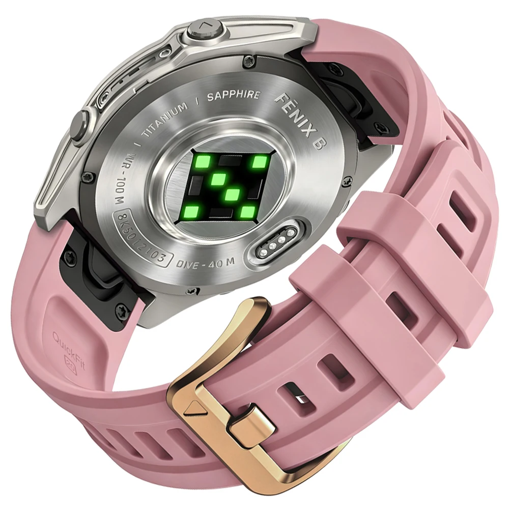 Enhanced Silicone Quickfit Watch Band – 20mm Strap