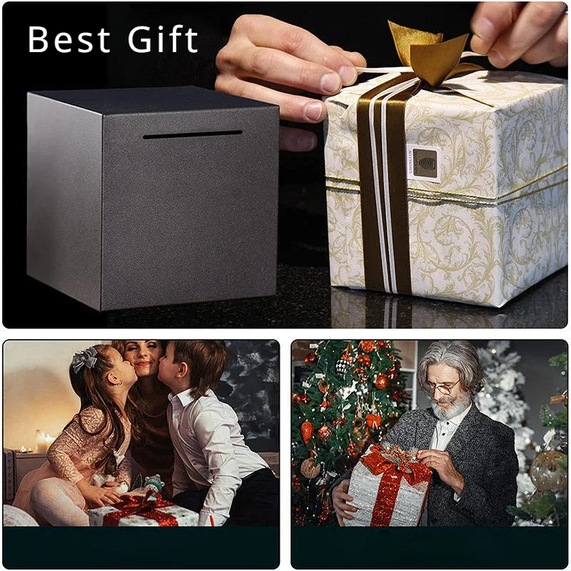 Customized Adult Piggy Bank Piggy Bank for Adults Must Break to Open Stainless Steel Piggy Bank-Metal Saving Box Large Capacity 2