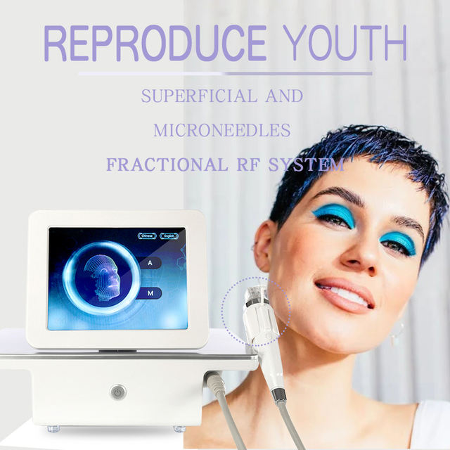 Microneedle rf radio frequency machine, fractional facial lift tool for