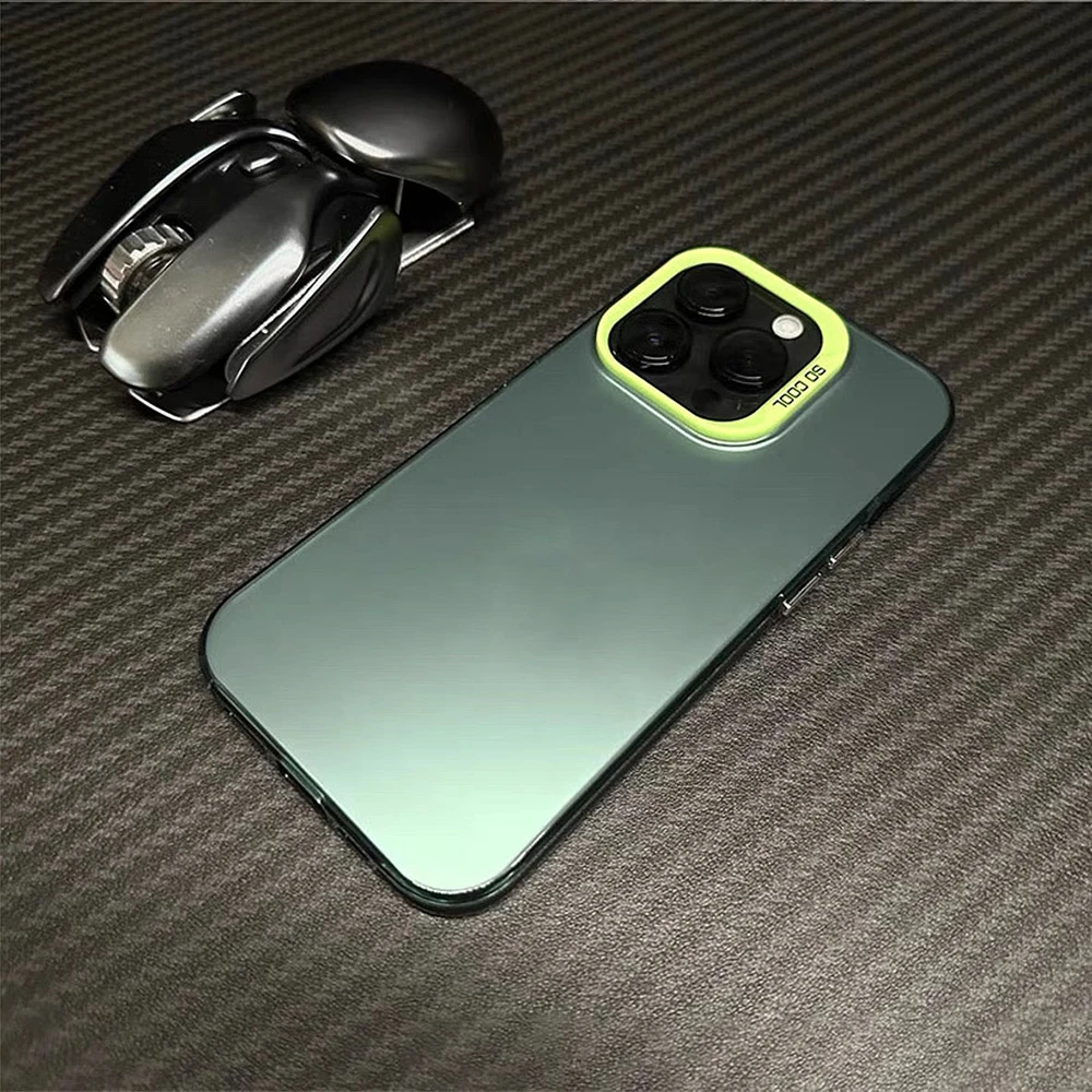 Premium Matte Texture Double-Layer Anti-Drop Phone Case with Camera Frame Protection
