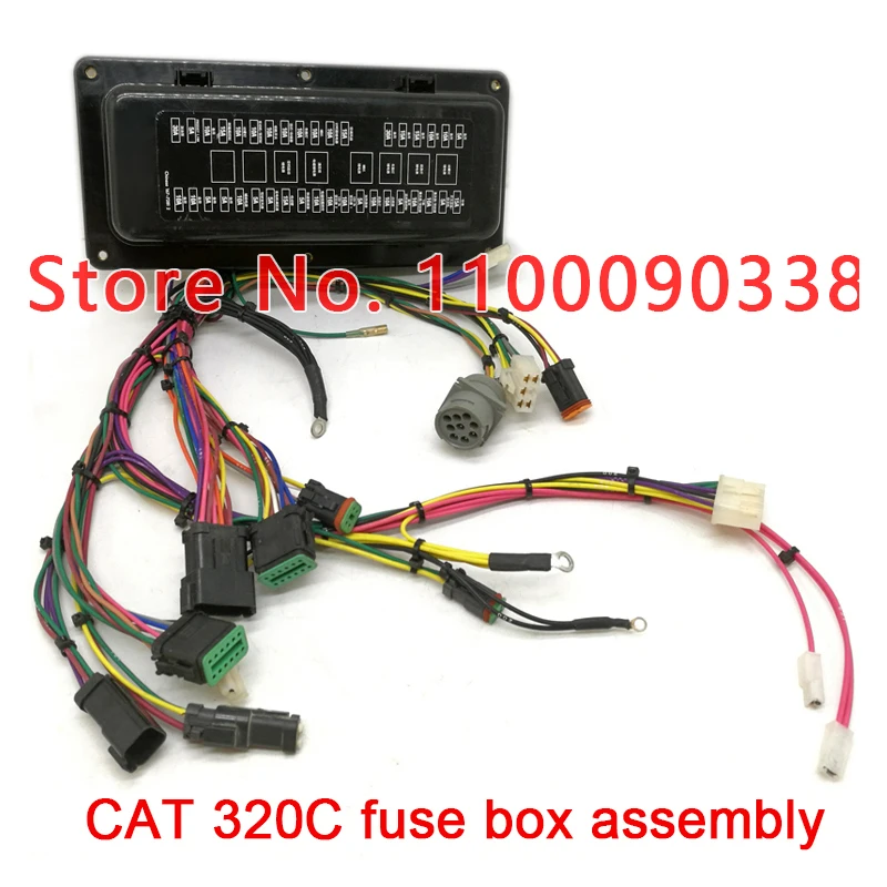 

186-4536 Excavator Parts for Caterpillar 320C Direct Injection Fuse Box Assembly Wiring Harness 1864536