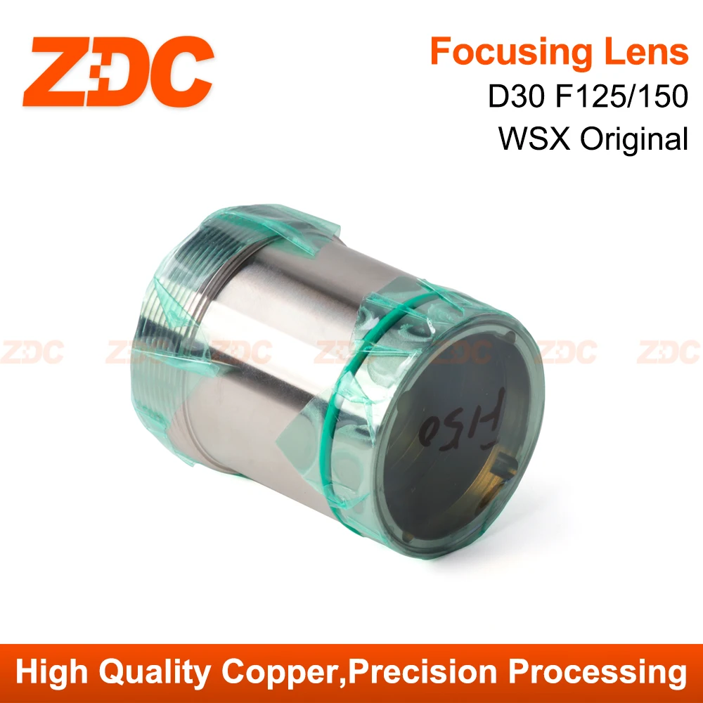 ZDC WSX Original Collimator Focusing Lens D30 F100/125/150mm Laser
