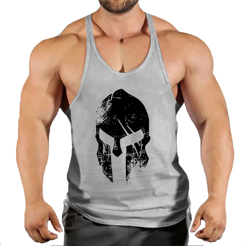 

2024gym Running cotton singlets canotte bodybuilding stringer tank top men fitness shirt muscle guys sleeveless vest Tanktop