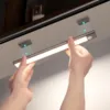 1pc LED Motion Sensor Cabinet Light, USB Rechargeable Night Counter Closet Light, Adjuastable Color,Different Size Available 1