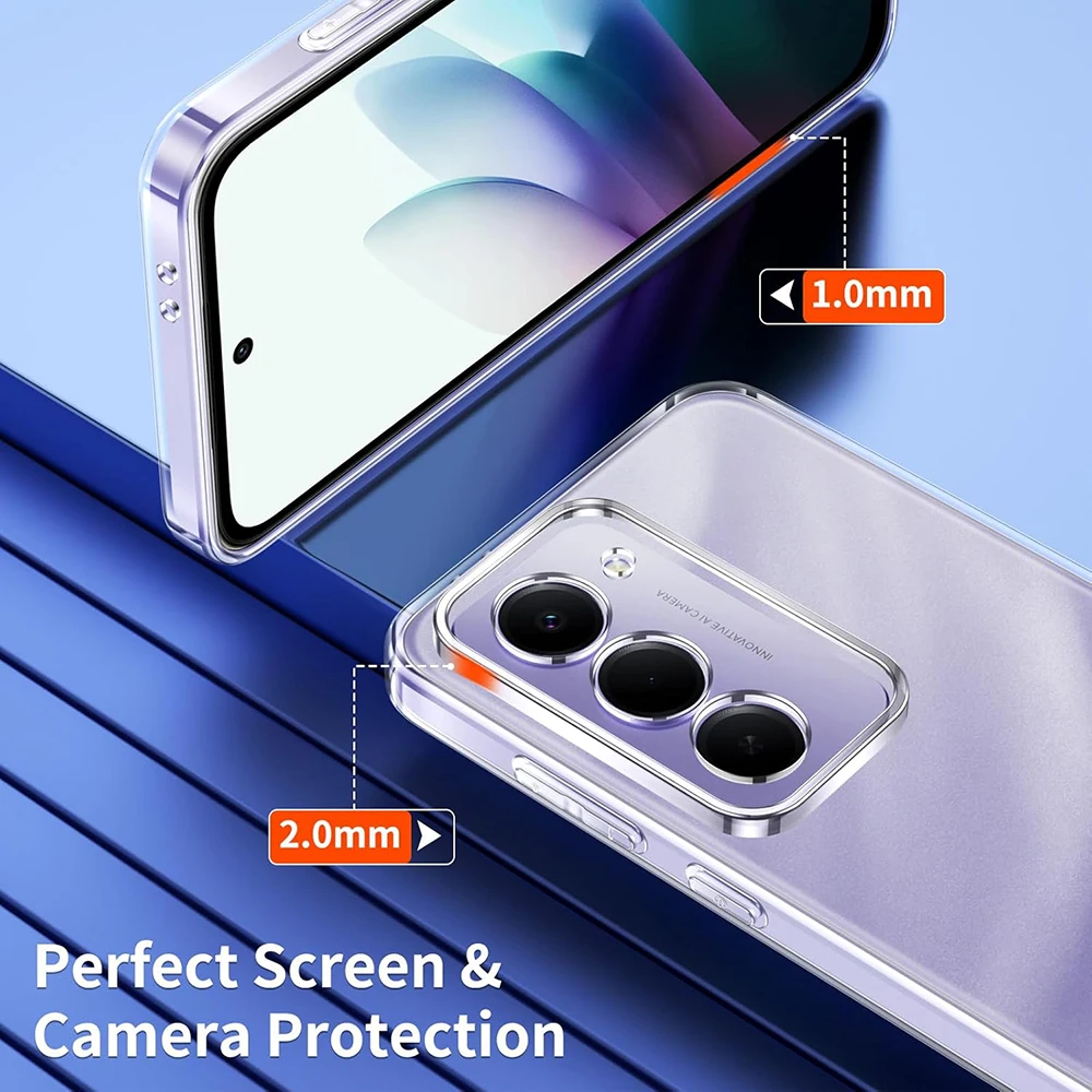 Ultra Thin Transparent Shockproof Silicone Phone Case