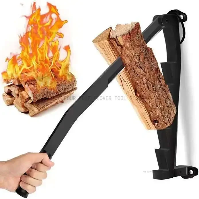 Wall-mounted Wood Splitter Manual Wood Splitter Outdoor Camping Tool Home Dispenser