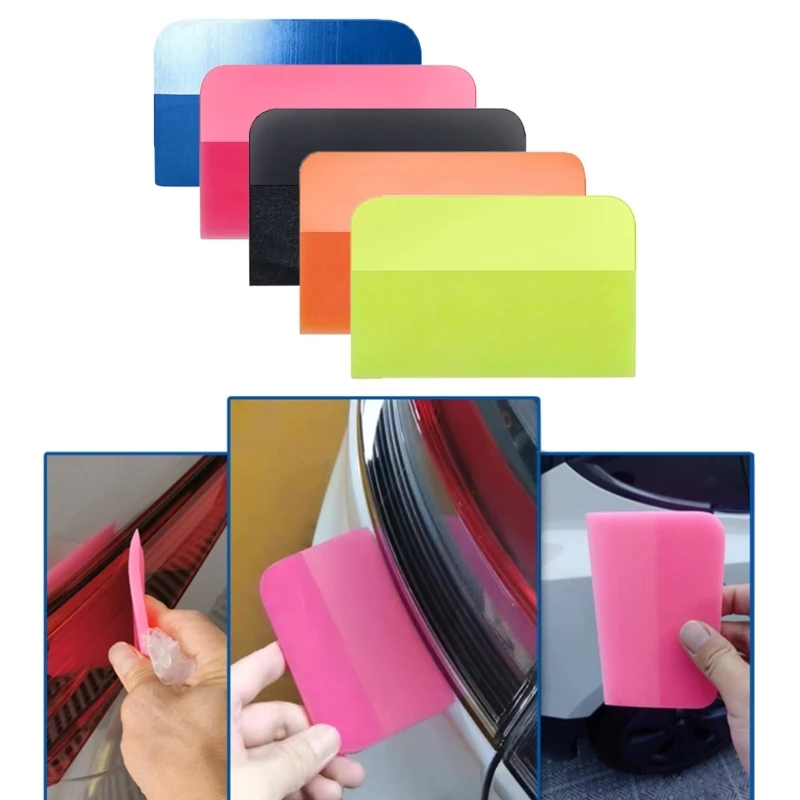 2024 New Window Tint Kit Tools TPU PPF Squeegee Car Paint Protection Film Vinyl Wrap Rubber Scraper Auto Accessories Clean Wiper