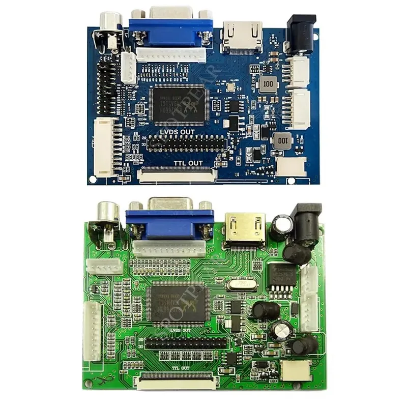 PCB800099 LCD Screen Car GPS Raspberry pi Raspberry pi expansion board Development board Display LCD Driver Board HDMI VGA AV to TTL RGB LVDS