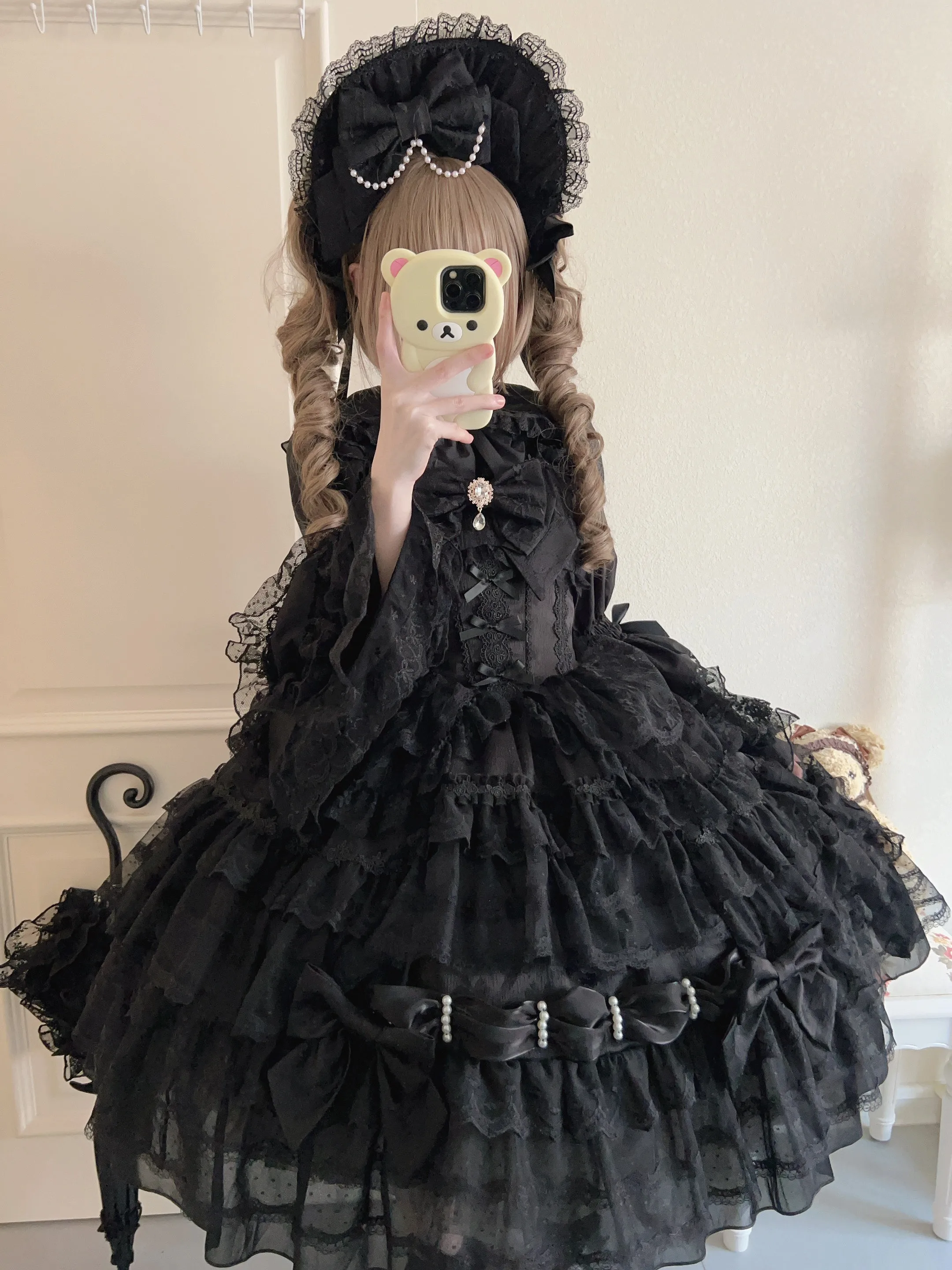 Lolita Suspender Dress Harajuku Original Design Lolita Dress Doll Sense Jsk Suspender Dress Winter Tea Party Birthday Girl Princess Clothes Sweet Girl