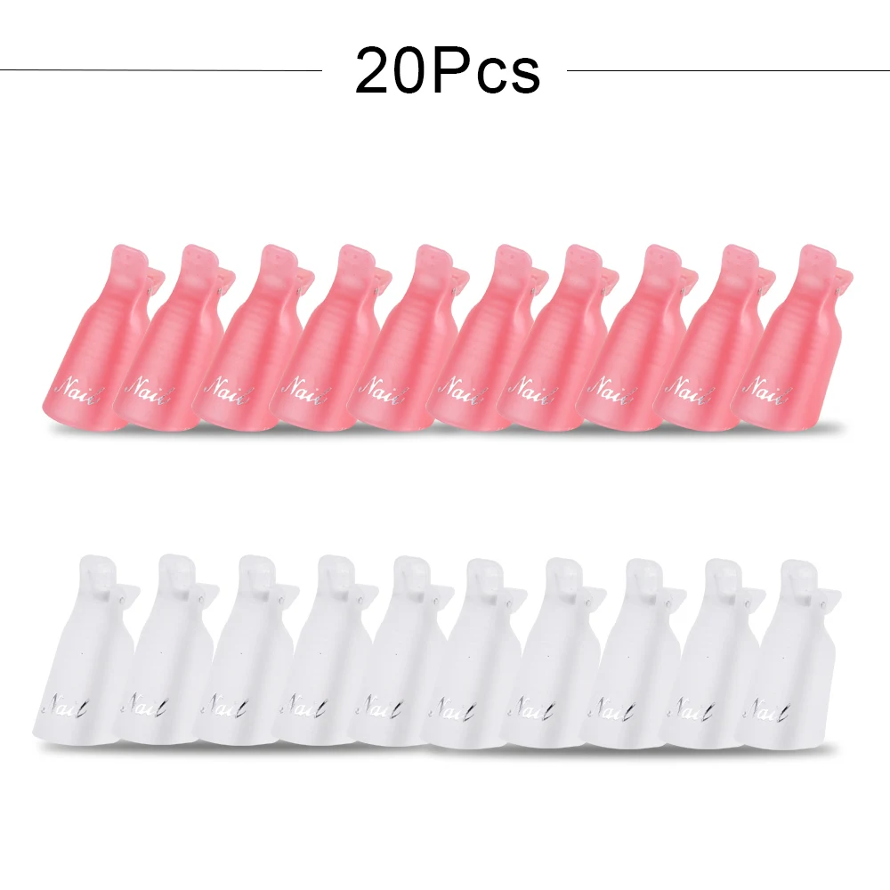 10/20 PCS Nail Soak Off Caps