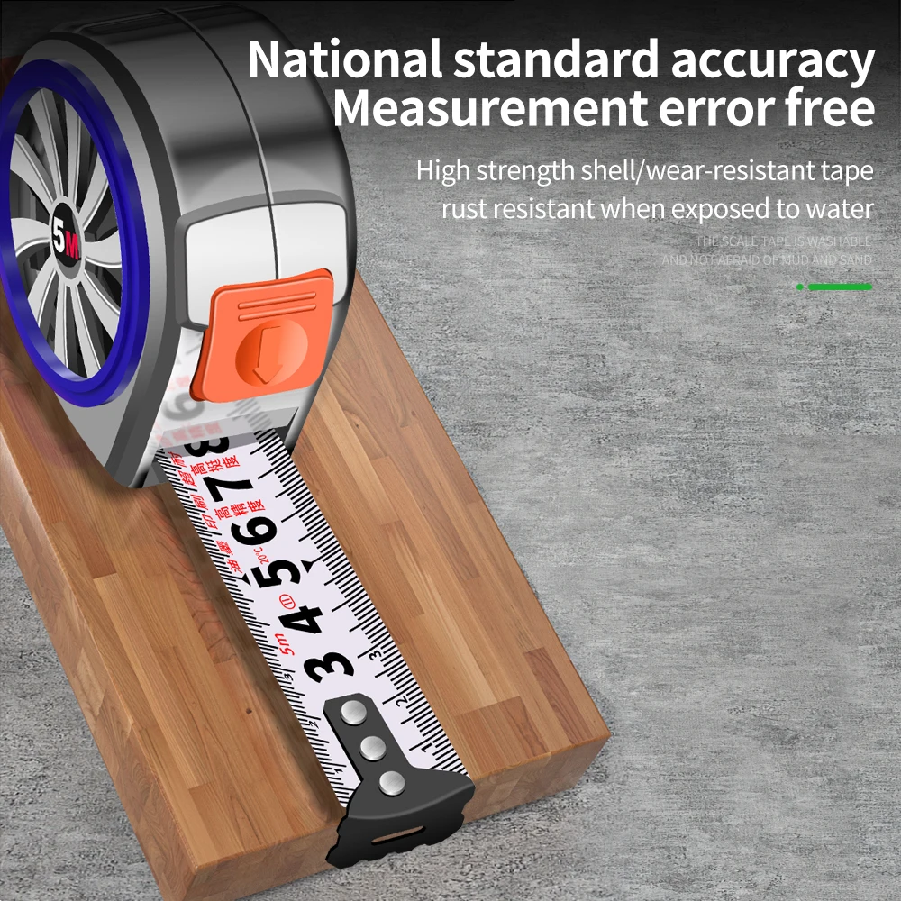 Skeleton Tape Measure Wear-resistant Steel Tape Measure Telescopic High Precision Measuring Tools Meter Measur