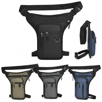 New Motorcycle Drop Leg Bag marsupio impermeabile uomo viaggio escursionismo spalla portatile Cross Body coscia cintura maschile marsupio 1