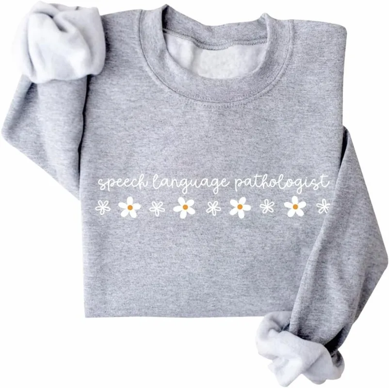 Speech Language Pathologist Sweatshirt Speech Pathology Sweatshirt Speech Therapy Shirt 5