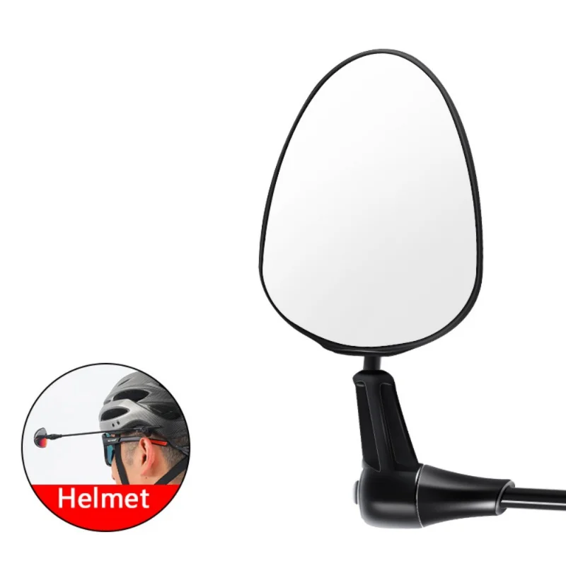 Mirror Silver Helmet Mtb Helmet Side Mirrors Bicycle Rearview Mirror