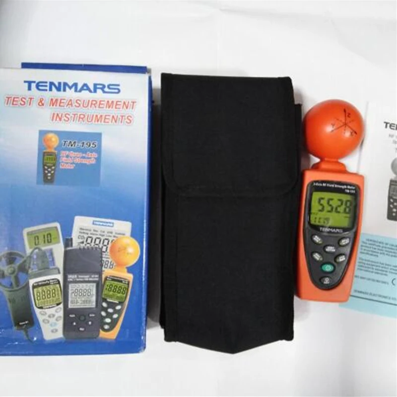 Emf meter tester 3 Axis High Frequency RF Field Strength Meter TM-195 EMF Tester TM195