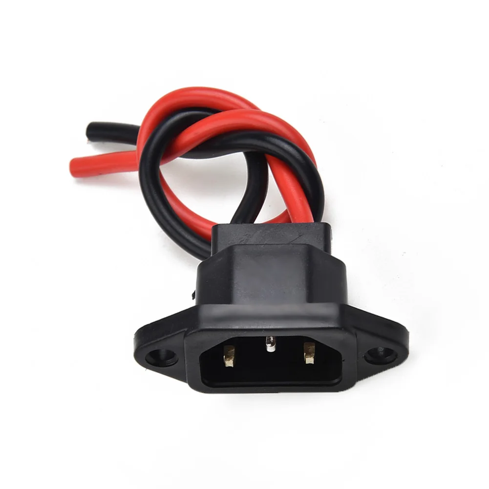 1pc Electric Scooter Battery Charger Port With 3 Pin Plug Connector Jack Socket Outdoor Riding Electric Scooter Accessories