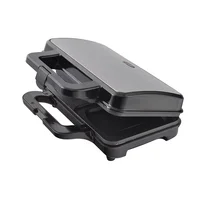 Houselin  Electric Sealed Sandwich Maker Grill, Makes Stuffed French Toast, Omelets, Compact & Easy to Store, 1000W 2