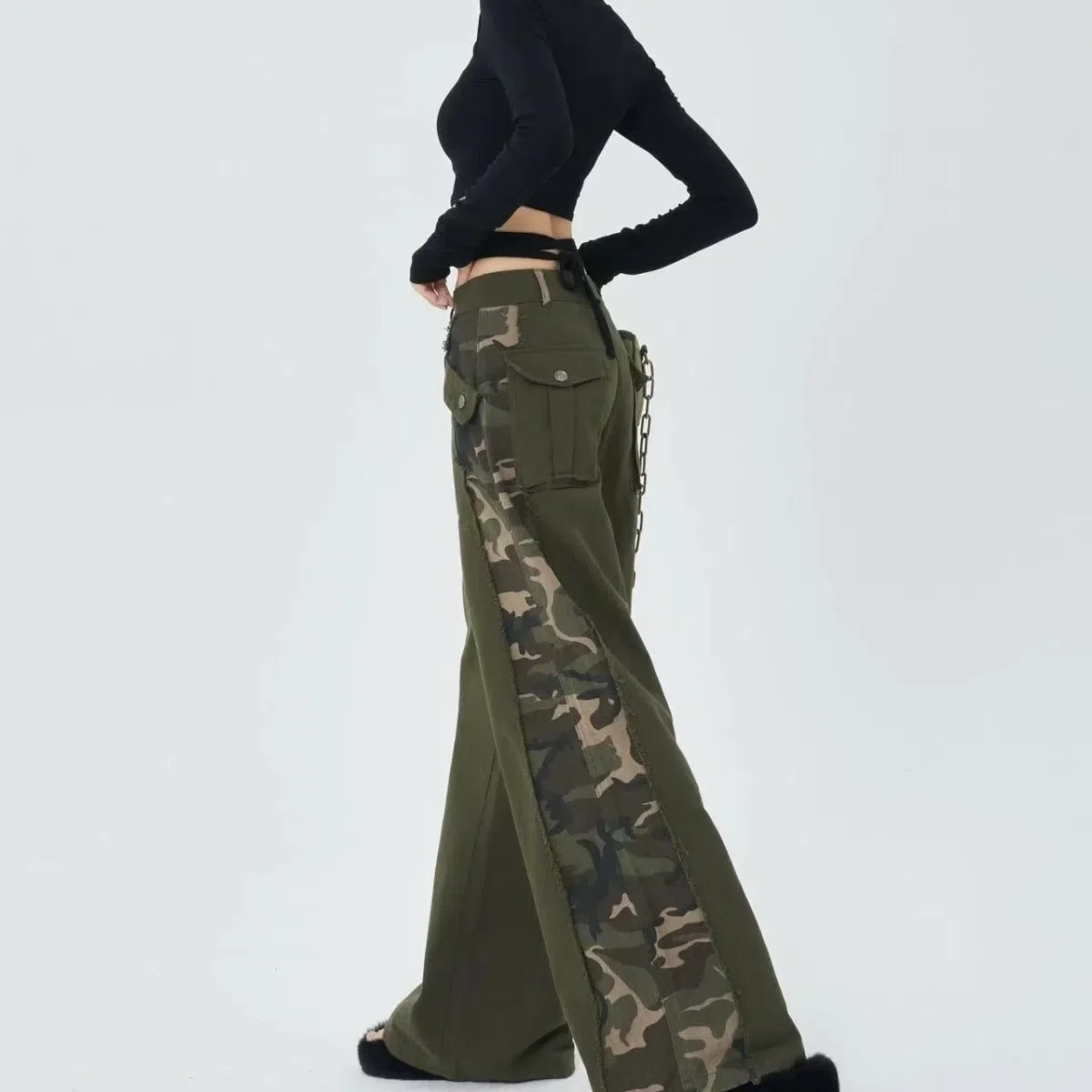 Рисунок 3 - Новые американские однотонные брюки-карго