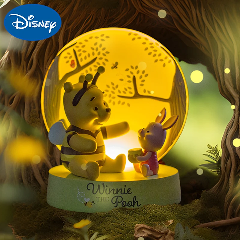 Disney Night Light Genuine Winnie The Pooh E Maialino Ornament Bee Winnie The Pooh Night Light Ornament Regalo Di Compleanno Per Bambini