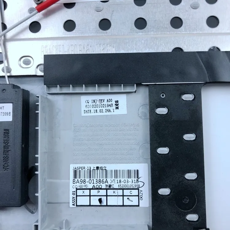 Eua Palmrest Capa Superior Teclado do Portátil para Samsung Notebook Spin 13.3 Np730qaa 730qaa Ba9801386a Eua Layout - Imagem 2