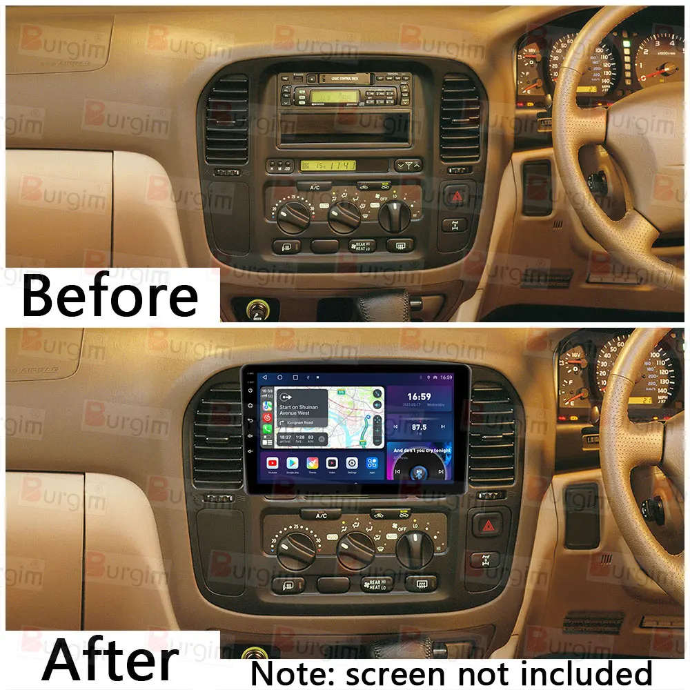 Ÿ  ũ LC100  ڵ  þ , ׷ г ϳ׽ ̾  ڵ ̺ , 1998-2002, 9 ġ, 2DIN