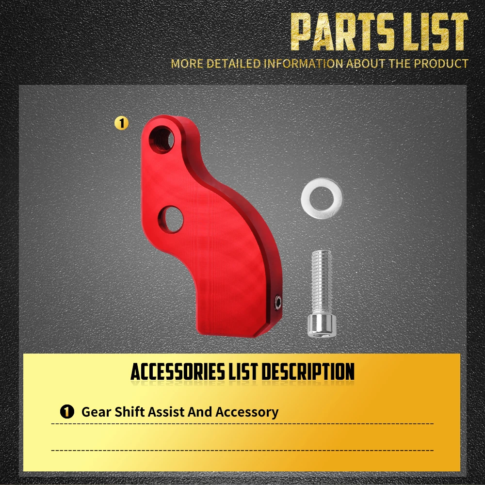 Moto Gear Shift Assist Trasmissione Booster In Alluminio Per Harley Softail 18-UP Breakout Touring 2017-UP Street Road Glide - immagine 6