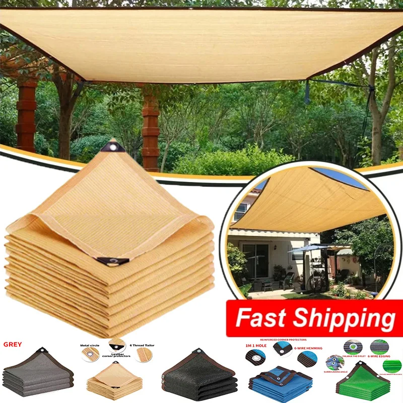 Outdoor garden sunshade net DHPE shade for swimming pool canopy balcony sunshade courtyard