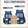 New Children School Bag Boy's Cartoon Backpack Primary Schoolbag Student's Backpack 1-6 Grades Boys Girls Spine Relief Backpack 4