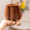 Dessert Egg Tart Macaron Plush Toy Stuffed Smiling Face Food Pillow with Legs Small Party Prop Decor Present 3
