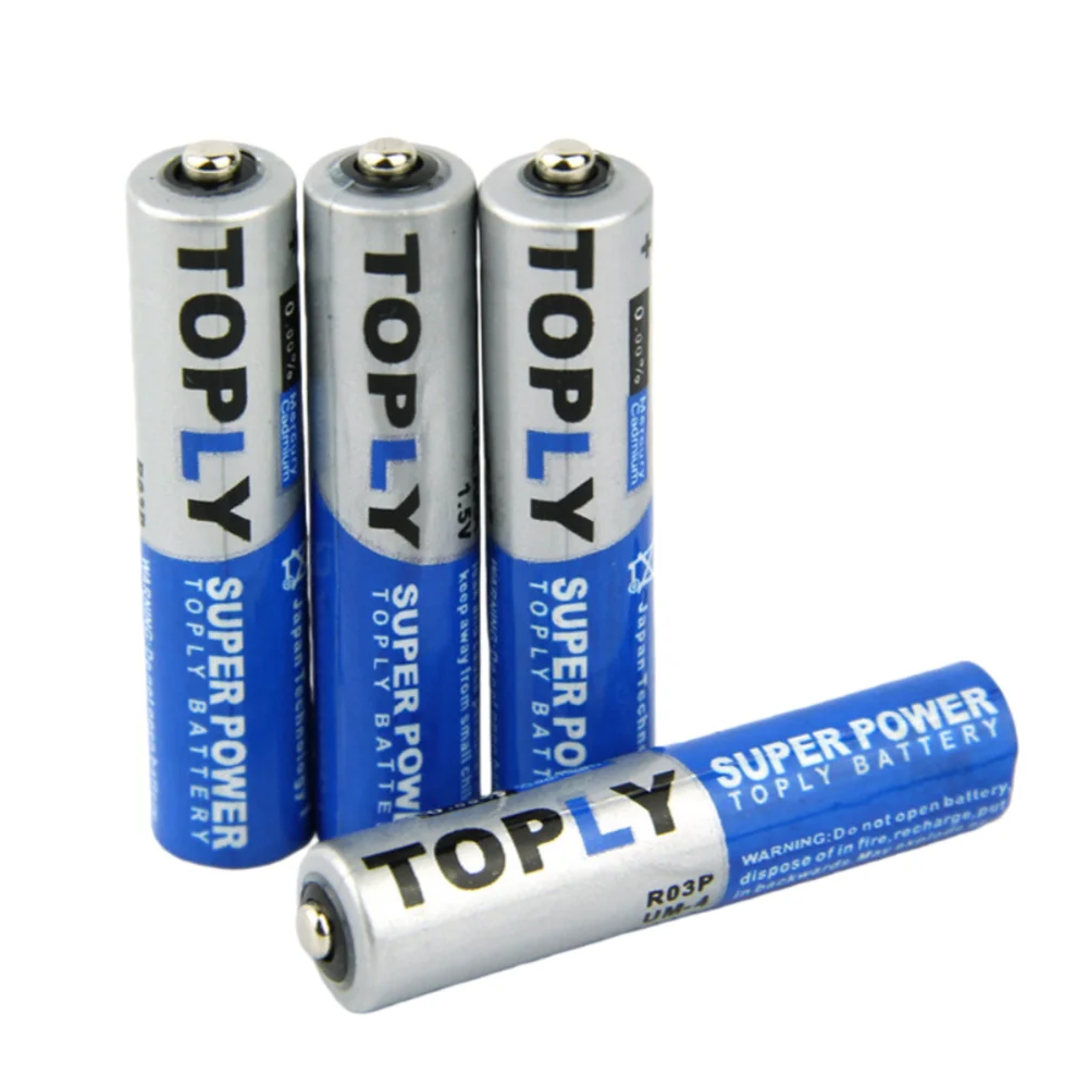 1.5V AAA Carbon Zinc Batteries Heavy Duty Economical Battery Pack 4-32 Pcs for Household Electronic Devices - 6