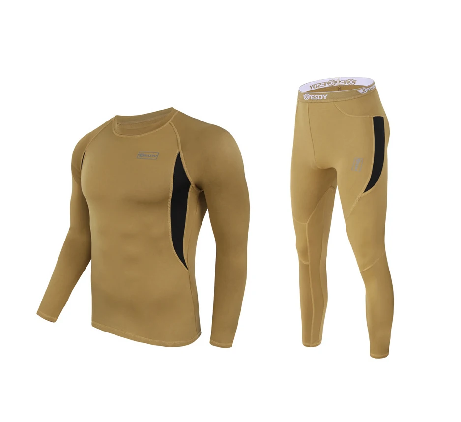 

Special Forces Outdoor Tight Warm Grab Sweater Set Warm Breathable Tactical Elastic Sports Thermal Underwear