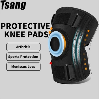 1pc Compression Sports Knee Pad Gym Crossfit Running Cycling Mountaineering Patella Braces Meniscus Ligaments Joint Pain AVE Pad