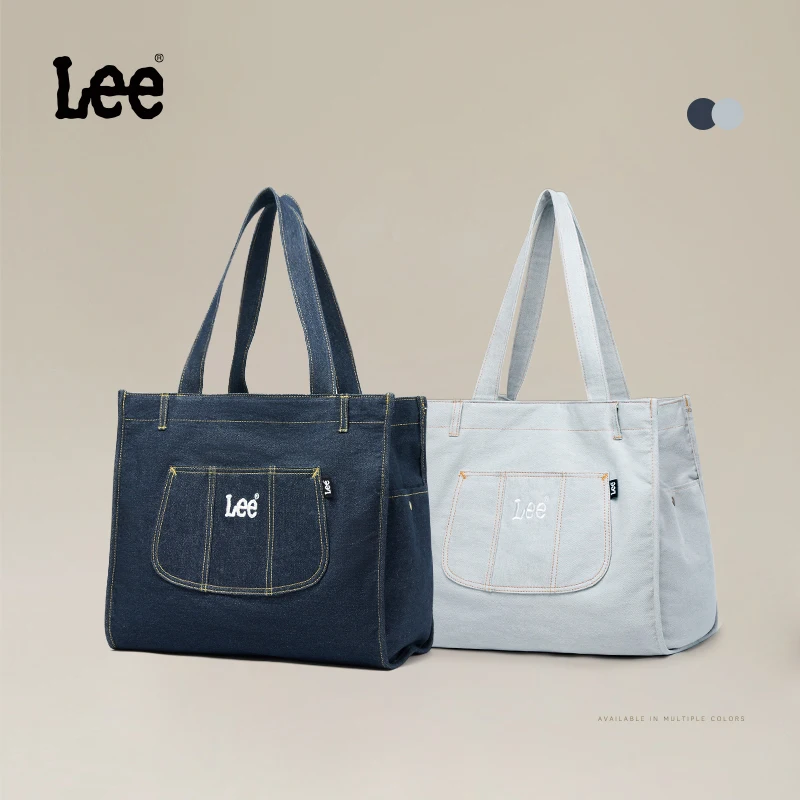[WACKYWILLY× Lee] Denim Tote Bag(2 COLOR) Designer fashion, Seoul-fully created | W Concept