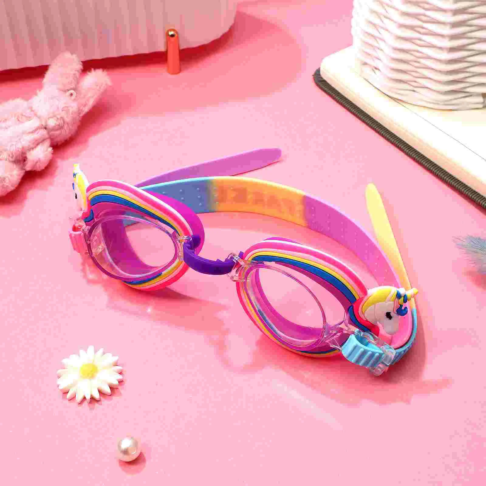 

Kids Swimming Goggle Fog Free Children Swim Glasses Toddlers Cartoon Unicorn Goggle