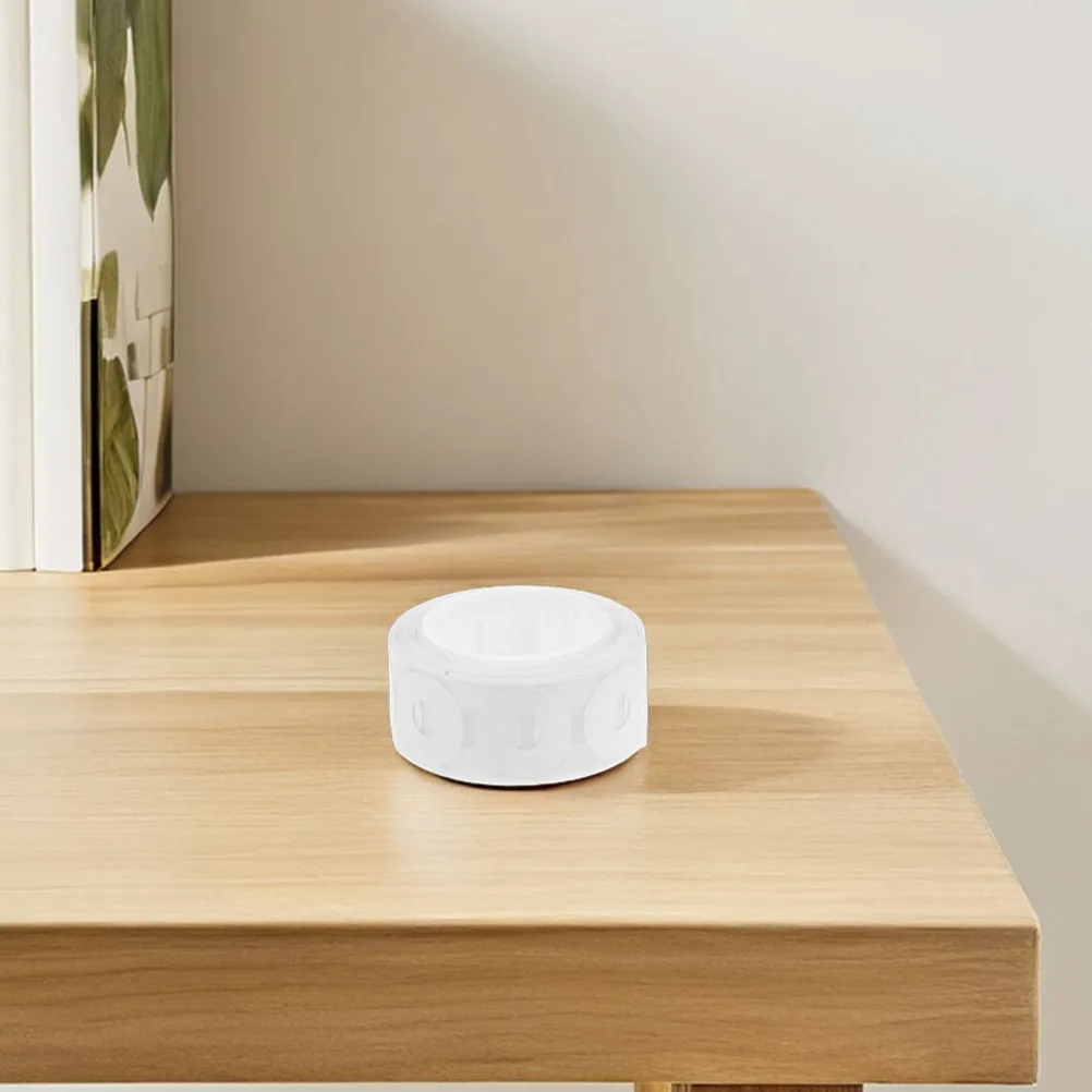 1롤 PVC 홀 펀치 보강 스티커, 노트북 종이 문서용 자가 접착식 헤비 듀티 바인더 홀 보호 스티커