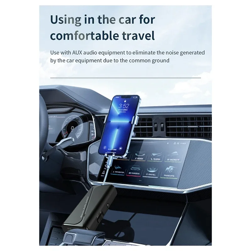 New M29 Audio Ground Isolator 5.4 Bluetooth Receiver Common Ground Noise Filter Stereo Current Noise Eliminator