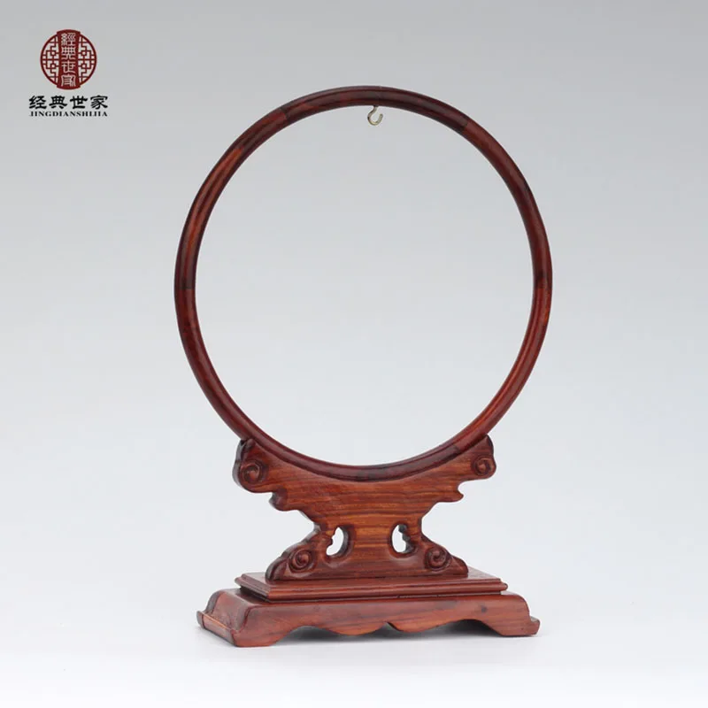 Redwood Circle Pendant Drifter Charms Jewels Dispy Collection Piedistallo Base In Legno Decorazione Show Pocket Watch Shelf Stand