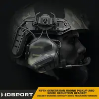 WST 5.0 Tactical Headset Helmet Wear Without Noise Reduction Version Solid Color 2