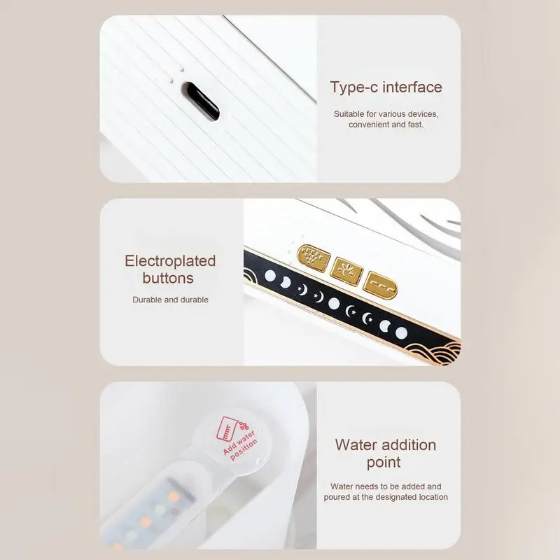 Flame Diffusers For Home Flame Oil Diffuser Fragrance Scent Diffusers LED Cool Mist Humidifier Diffuser Humidifier With