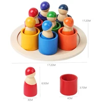 Wooden Rainbow Puzzle Toys