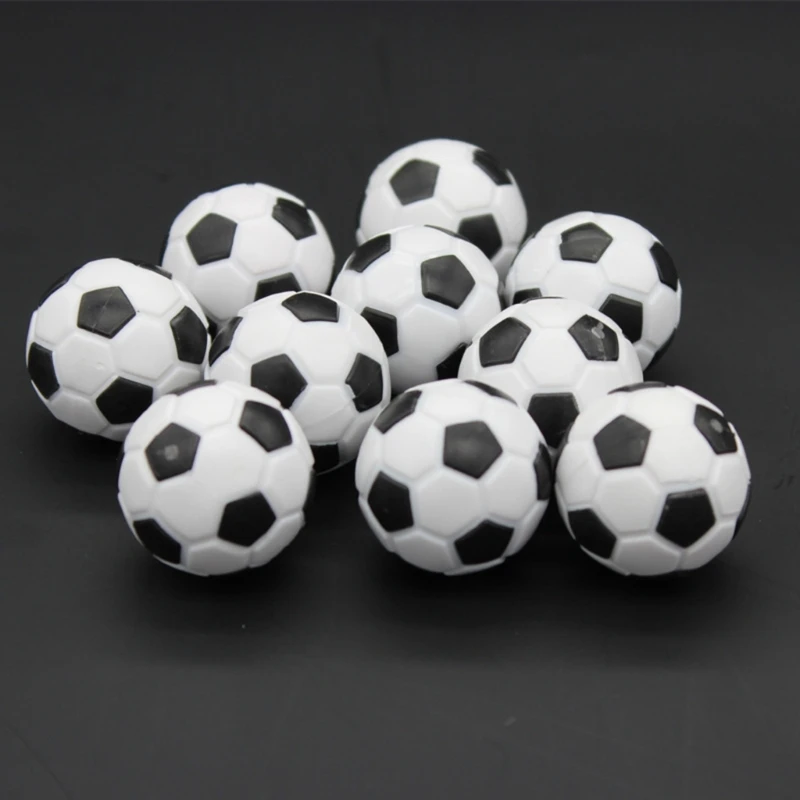 Tabletop Soccer Game 12Pcs Table Soccer Foosballs Replacements Foosballs Table Ball Enduring Tabletop Game Small Football Soccer Ball