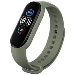 Silicone Bracelet Wrist Strap for Smartwatch Accessories (Army Green 10)