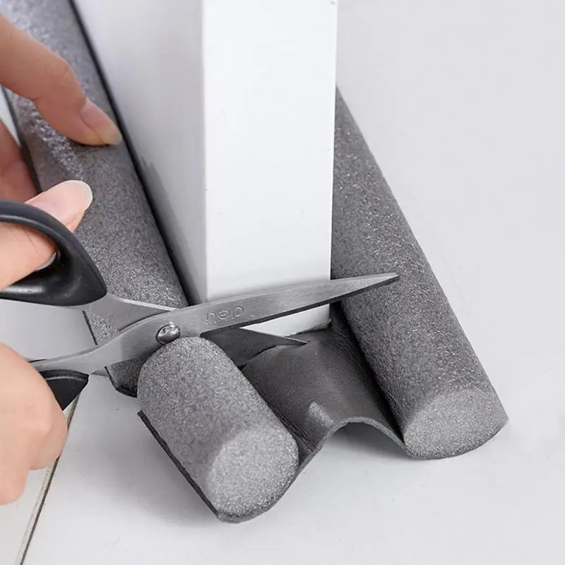 

Водонепроницаемая уплотнительная лента 95 см для дверного дна, ограничитель пробок, Двойная силиконовая резиновая пенопластовая Звукоизоляционная лента