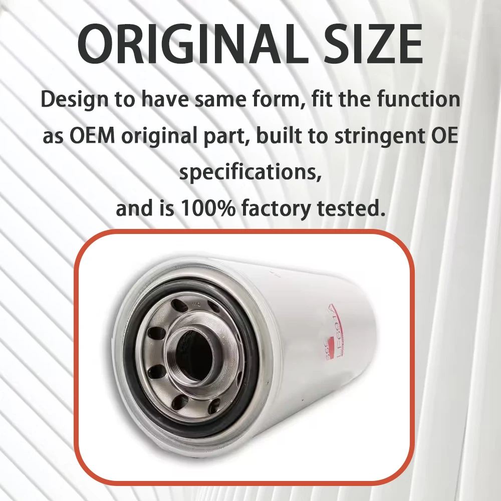 Description Picture 5 of itemLF691A P551808 P554005 1R0716 2P4005Oil Filte For Marine Generator For Fleetguard FJ-3029 DO935 EF-42007 PH3335 OC484